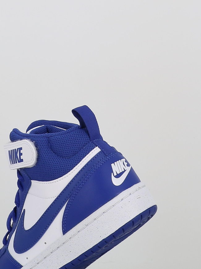 Baskets montantes court borough gs bleu blanc enfant - Nike