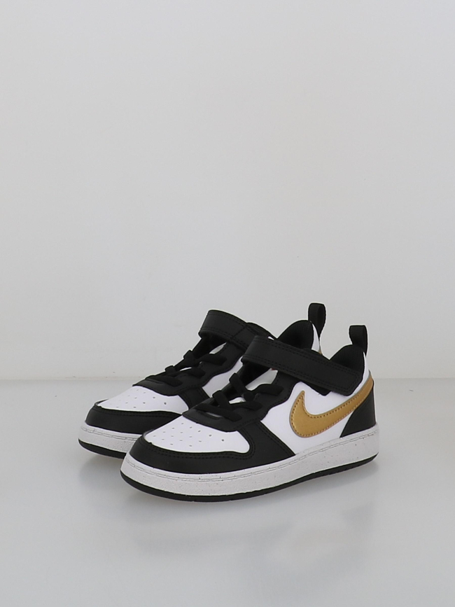 Baskets à scratch court borough td noir doré enfant - Nike