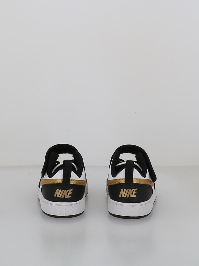 Baskets à scratch court borough td noir doré enfant - Nike