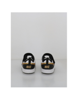 Baskets à scratch court borough td noir doré enfant - Nike