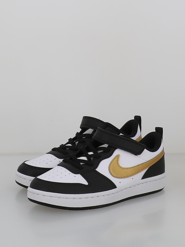 Baskets scratch court borough recraft td noir doré enfant - Nike