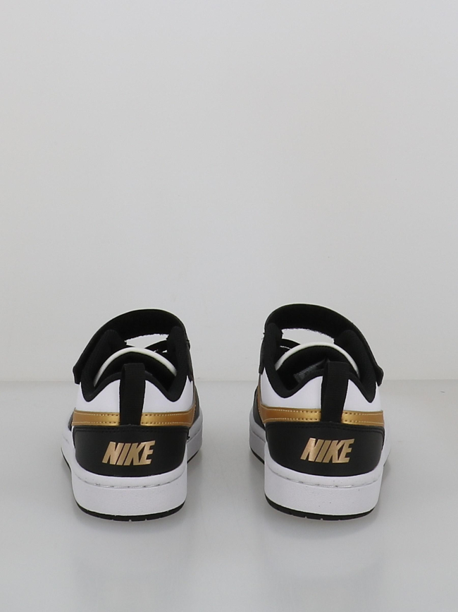 Baskets scratch court borough recraft td noir doré enfant - Nike