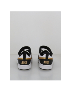 Baskets scratch court borough recraft td noir doré enfant - Nike