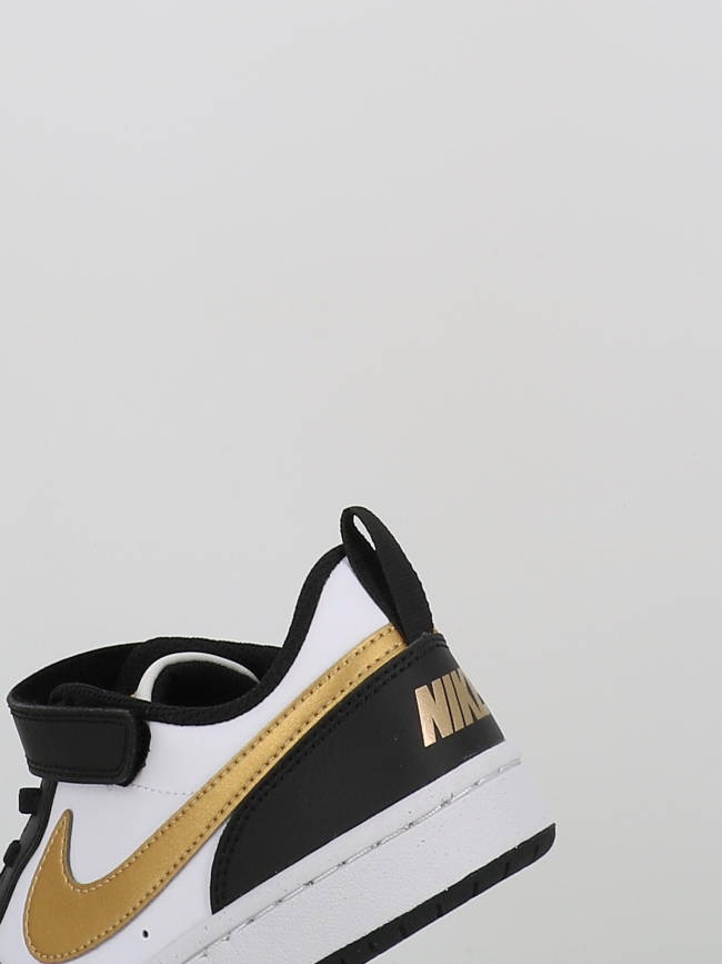 Baskets scratch court borough recraft td noir doré enfant - Nike