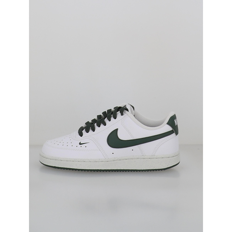 Baskets court vision blanc vert femme - Nike