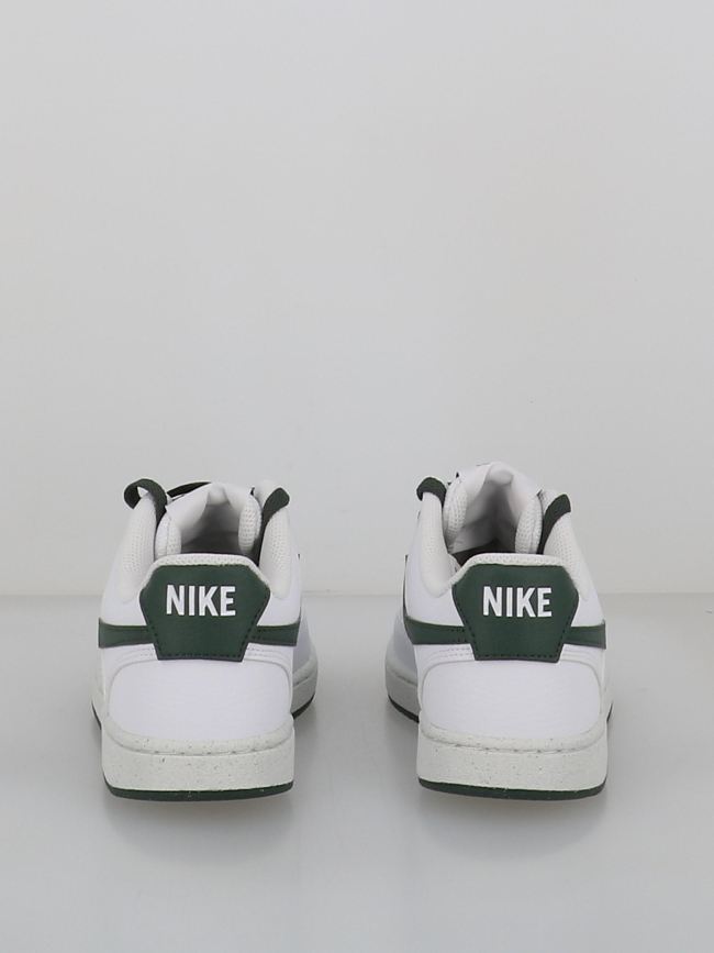 Baskets court vision blanc vert femme - Nike