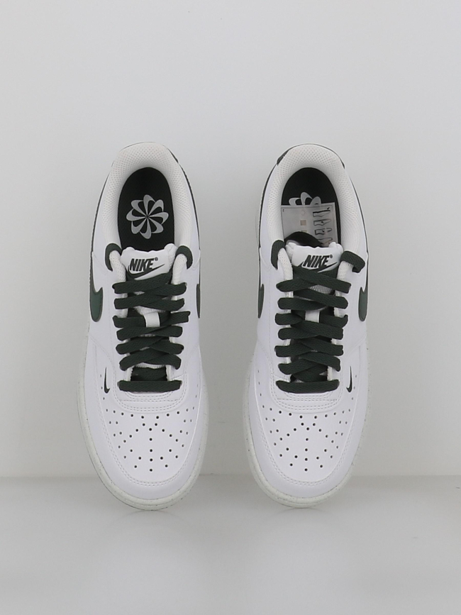 Baskets court vision blanc vert femme - Nike