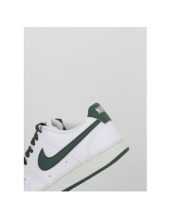 Baskets court vision blanc vert femme - Nike