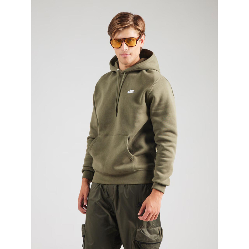 Sweat à capuche club kaki homme - Nike