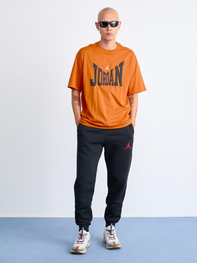 Pantalon jogging jumpman fleece noir homme - Nike