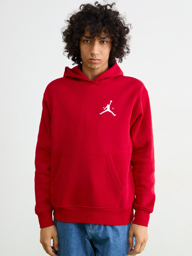Sweat à capuche jumpman fleece rouge homme - Nike