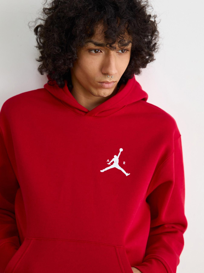 Sweat à capuche jumpman fleece rouge homme - Nike