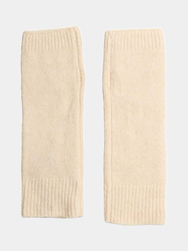 Mitaines pcfortuna beige femme - Pieces