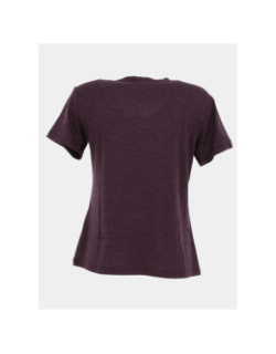 T-shirt de sport chiné à col v onpcore violet femme - Only