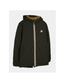 Parka à capuche col montant p-tor kaki enfant - Teddy Smith