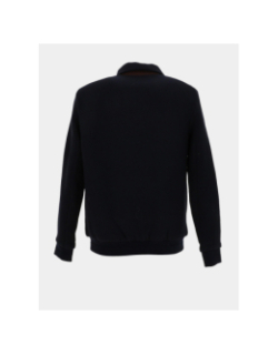 Blouson zippé en laine épaisse reboot noir homme - Benson & Cherry