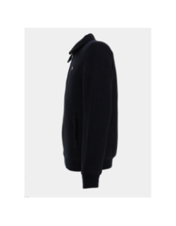 Blouson zippé en laine épaisse reboot noir homme - Benson & Cherry