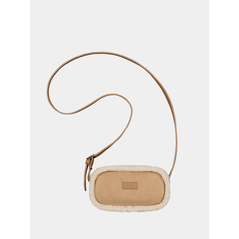 Sac bandoulière en fausse peau de mouton aedy marron femme - Barts