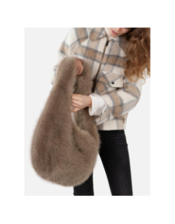 Sac en fausse fourrure reydar marron femme - Barts