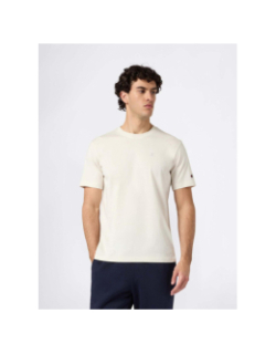 T-shirt uni micro logo beige homme - Champion