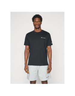 T-shirt à manches courtes et logo brodé noir homme - Champion