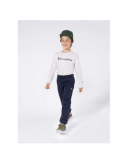 Pantalon jogging petit logo bleu marine enfant - Champion