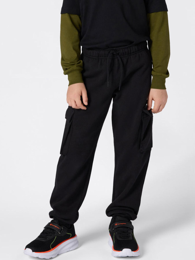 Pantalon jogging cargo logo noir enfant - Champion