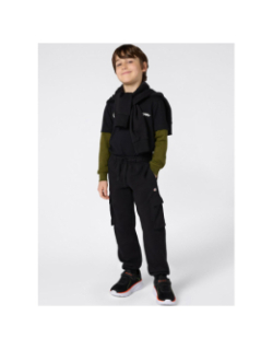 Pantalon jogging cargo logo noir enfant - Champion
