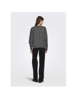 Pull en maille onlnew amour gris femme - Only