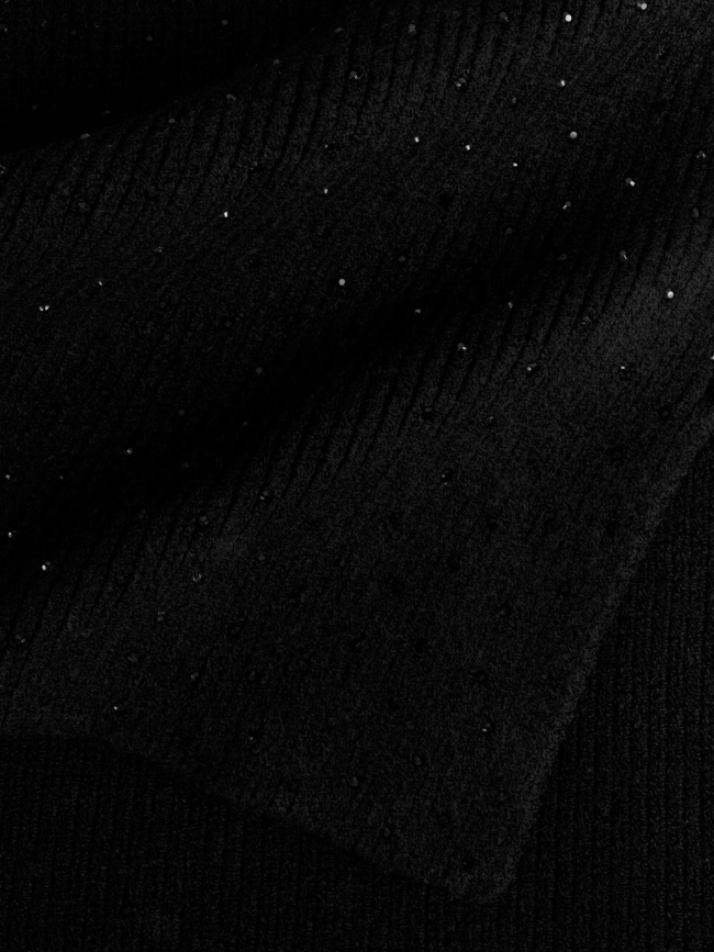 Écharpe avec strass noir femme - Morgan
