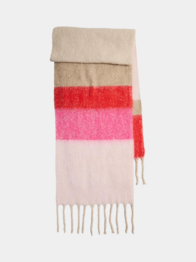 Écharpe à carreaux béa multicolore femme - Pieces