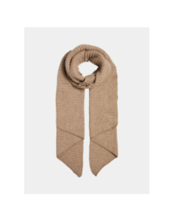 Écharpe structurée pyron marron femme - Pieces