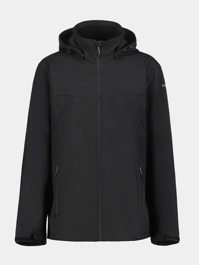 Veste softshell à capuche brimfield noir homme - Icepeak