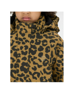 Combinaison de ski tower printed w-pro marron enfant - ZIg Zag