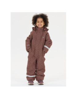 Combinaison de ski tower printed w-pro violet enfant - Zig Zag