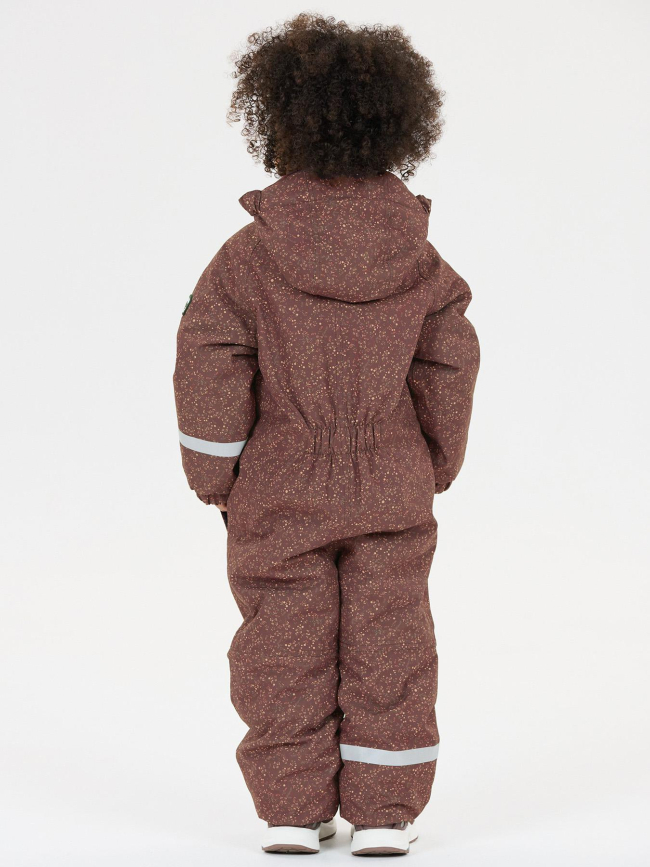 Combinaison de ski tower printed w-pro violet enfant - Zig Zag