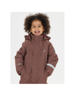 Combinaison de ski tower printed w-pro violet enfant - Zig Zag