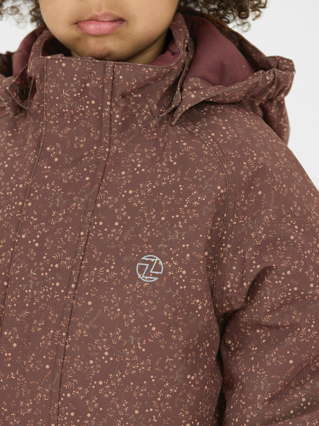 Combinaison de ski tower printed w-pro violet enfant - Zig Zag