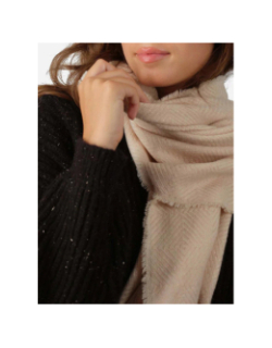 Echarpe pailletée morgane rose femme - Deeluxe