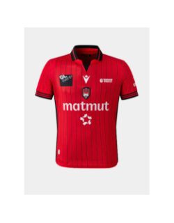 Maillot de rugby extérieur lou 25/26 rouge enfant - M Com
