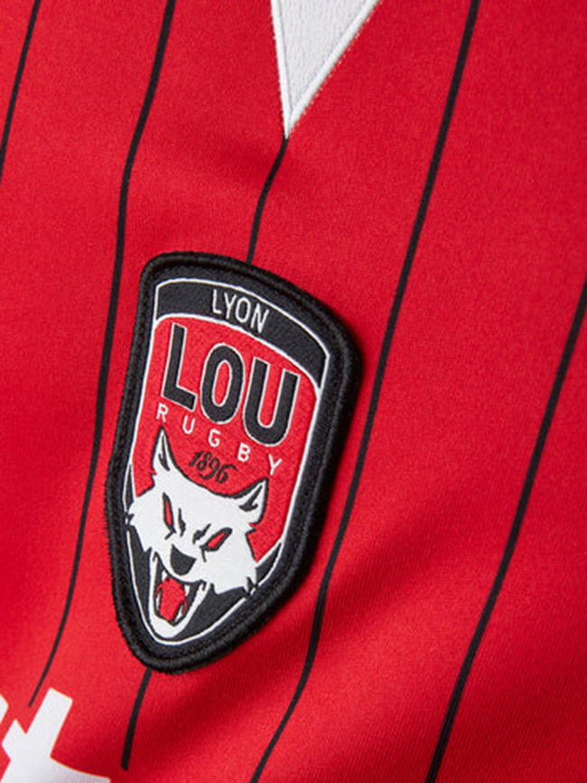 Maillot de rugby extérieur lou 25/26 rouge enfant - M Com
