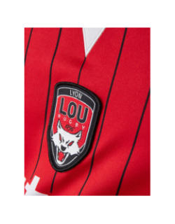 Maillot de rugby extérieur lou 25/26 rouge enfant - M Com
