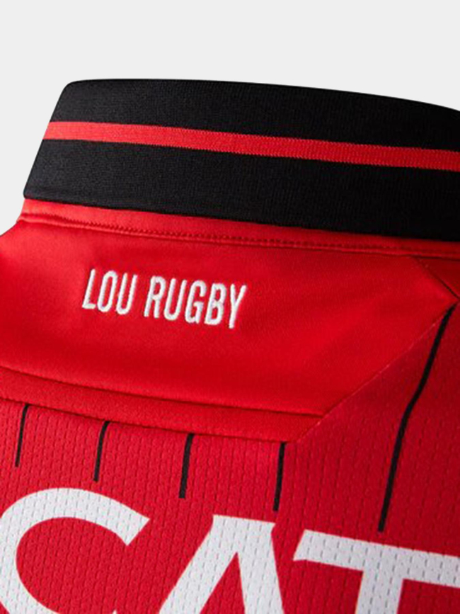 Maillot de rugby extérieur lou 25/26 rouge enfant - M Com