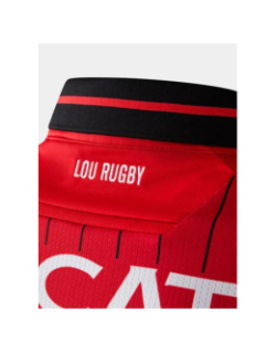 Maillot de rugby extérieur lou 25/26 rouge enfant - M Com