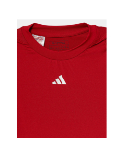 T-shirt de sport à manches longues tf ls rouge enfant - Adidas