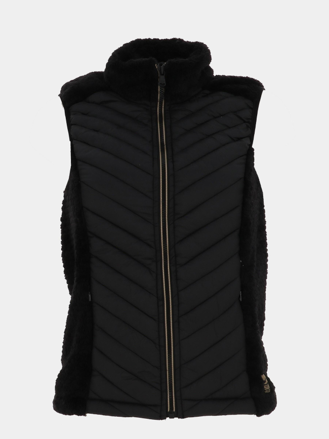 Veste polaire sans manches dobroll noir femme - Sun Valley