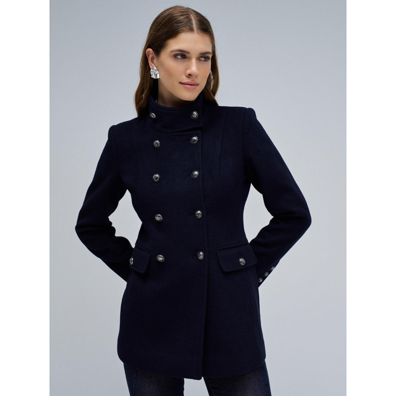 Veste en laine courte bleu marine femme - Salsa
