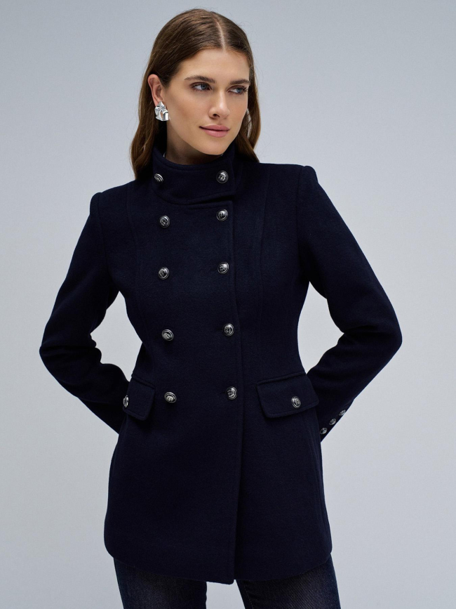 Veste en laine courte bleu marine femme - Salsa