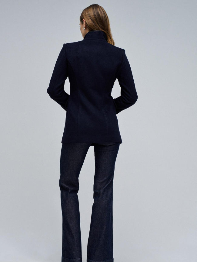 Veste en laine courte bleu marine femme - Salsa