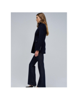 Veste en laine courte bleu marine femme - Salsa